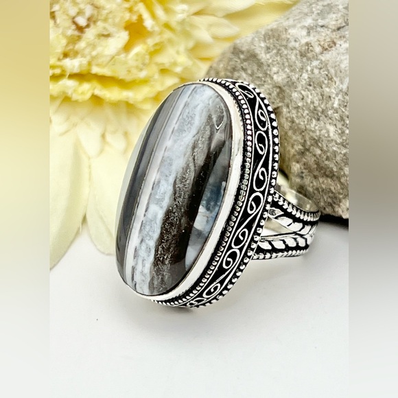 OWYHEE OPAL RING - Picture 4 of 9